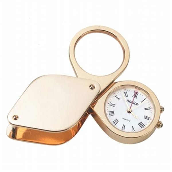 Natico Originals 10-875 Gold Tvl Alm With Magni Lth.Case 10-875 - main